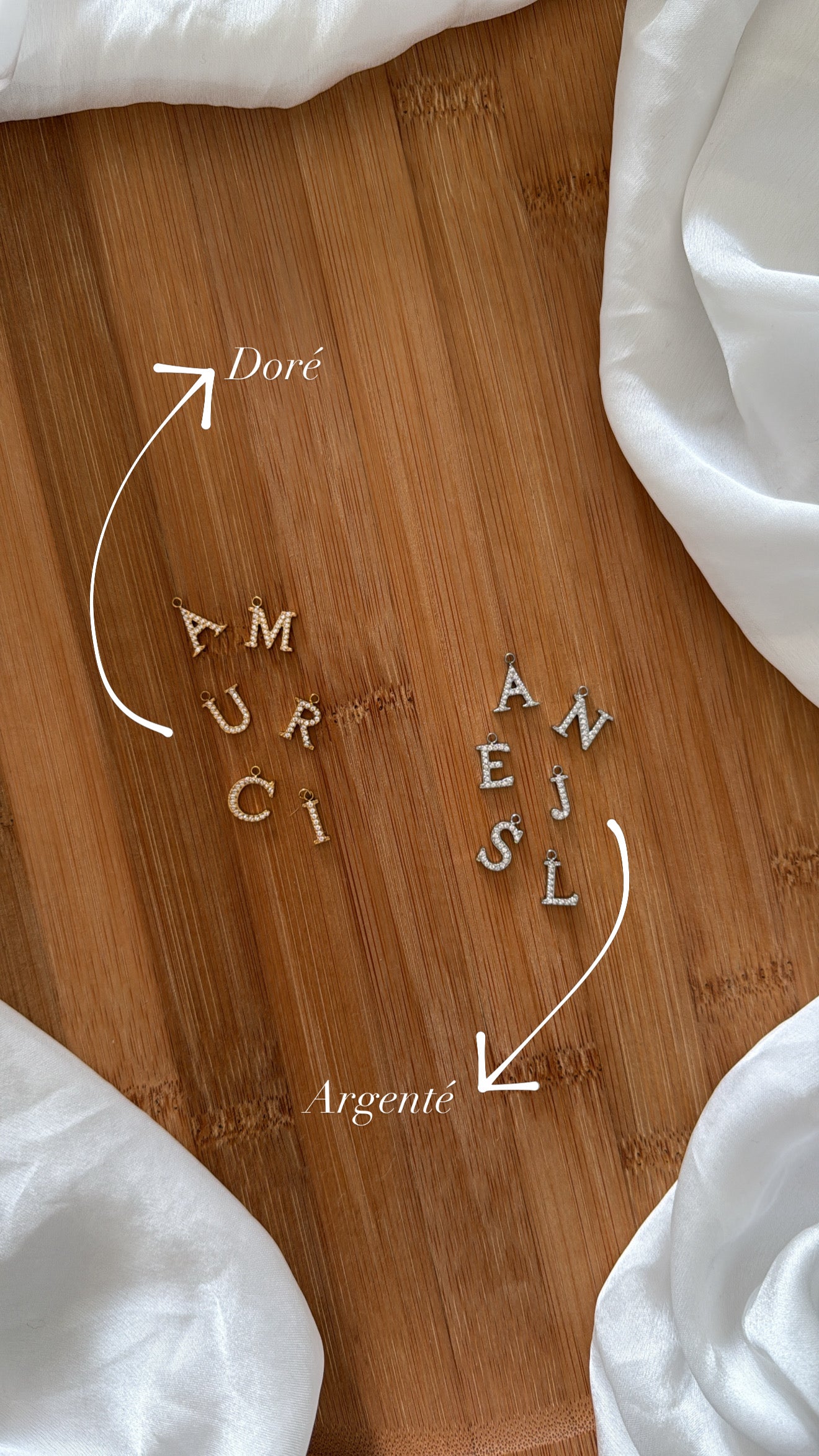 Bracelet prénom - Doré