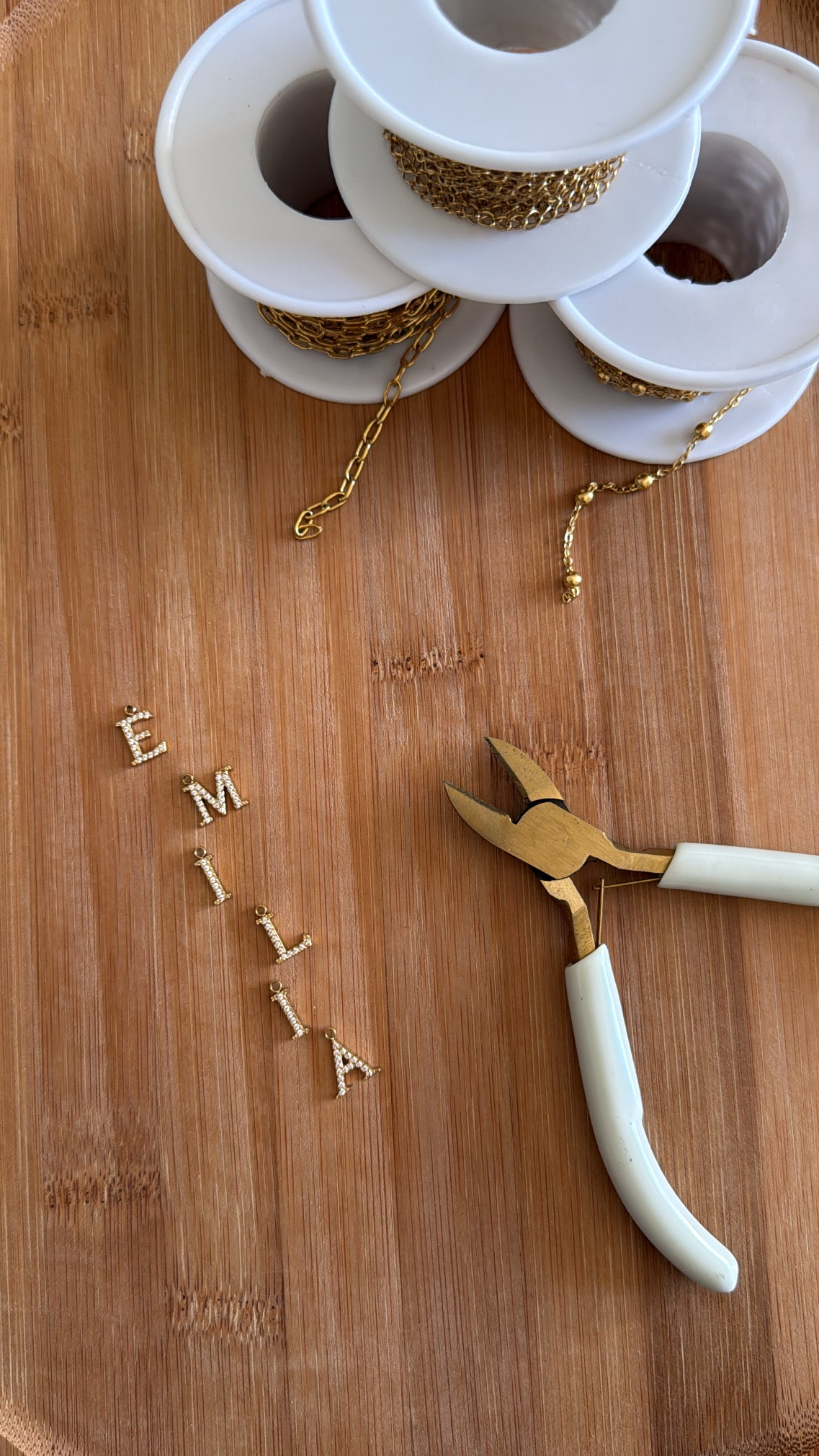 Collier prénom - Doré